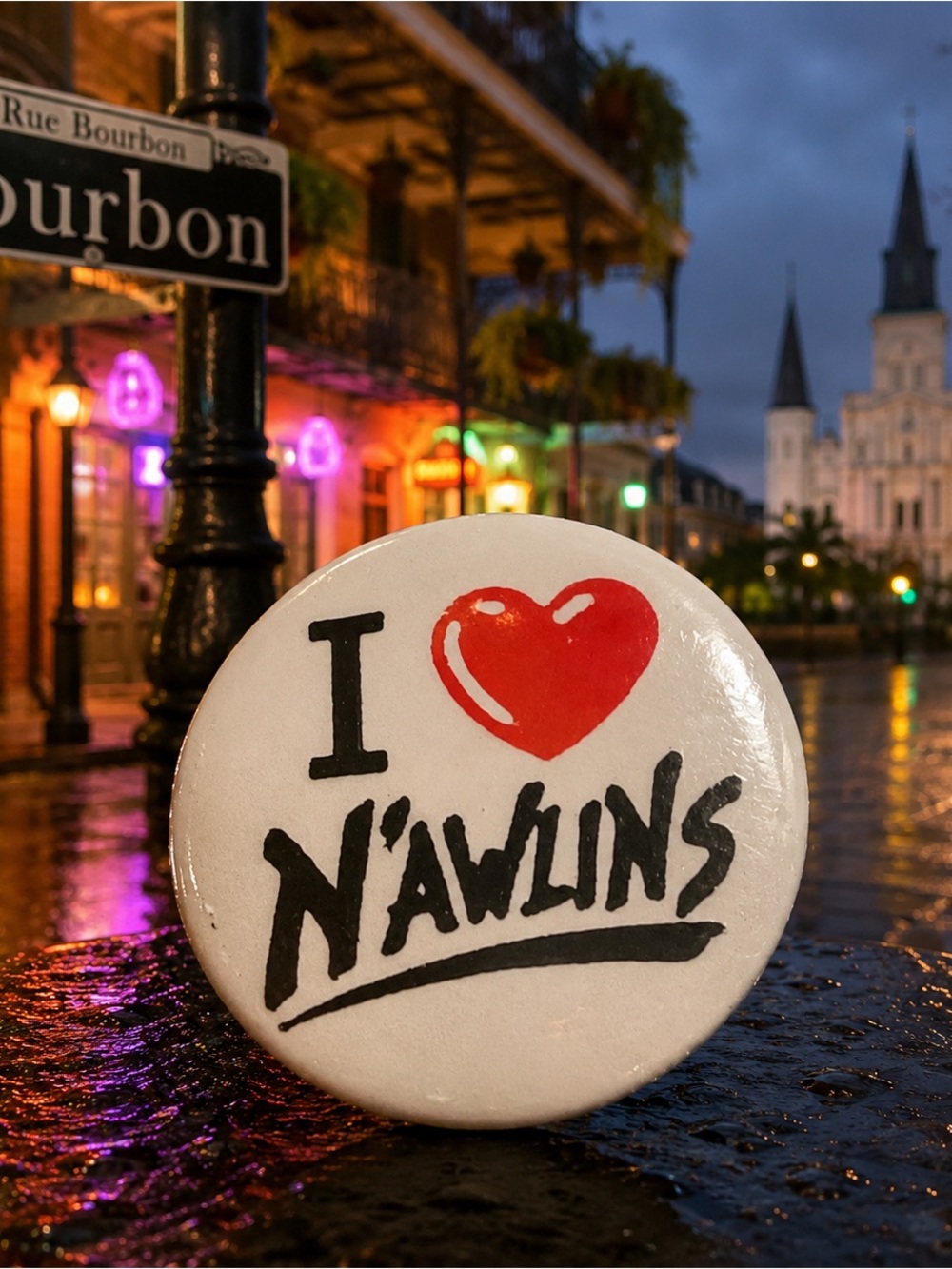 I Heart N'Awlins Button